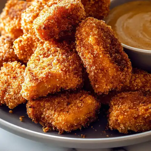 Crispy Healthy Chicken Nuggets (Air Fryer or Baked) 7 Crispy Healthy Chicken Nuggets (Air Fryer or Baked)