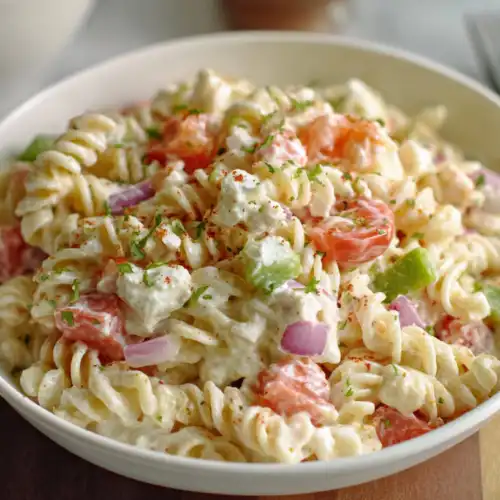 Cottage Cheese Pasta Salad with High-Protein Dressing 5 Cottage Cheese Pasta Salad with High-Protein Dressing