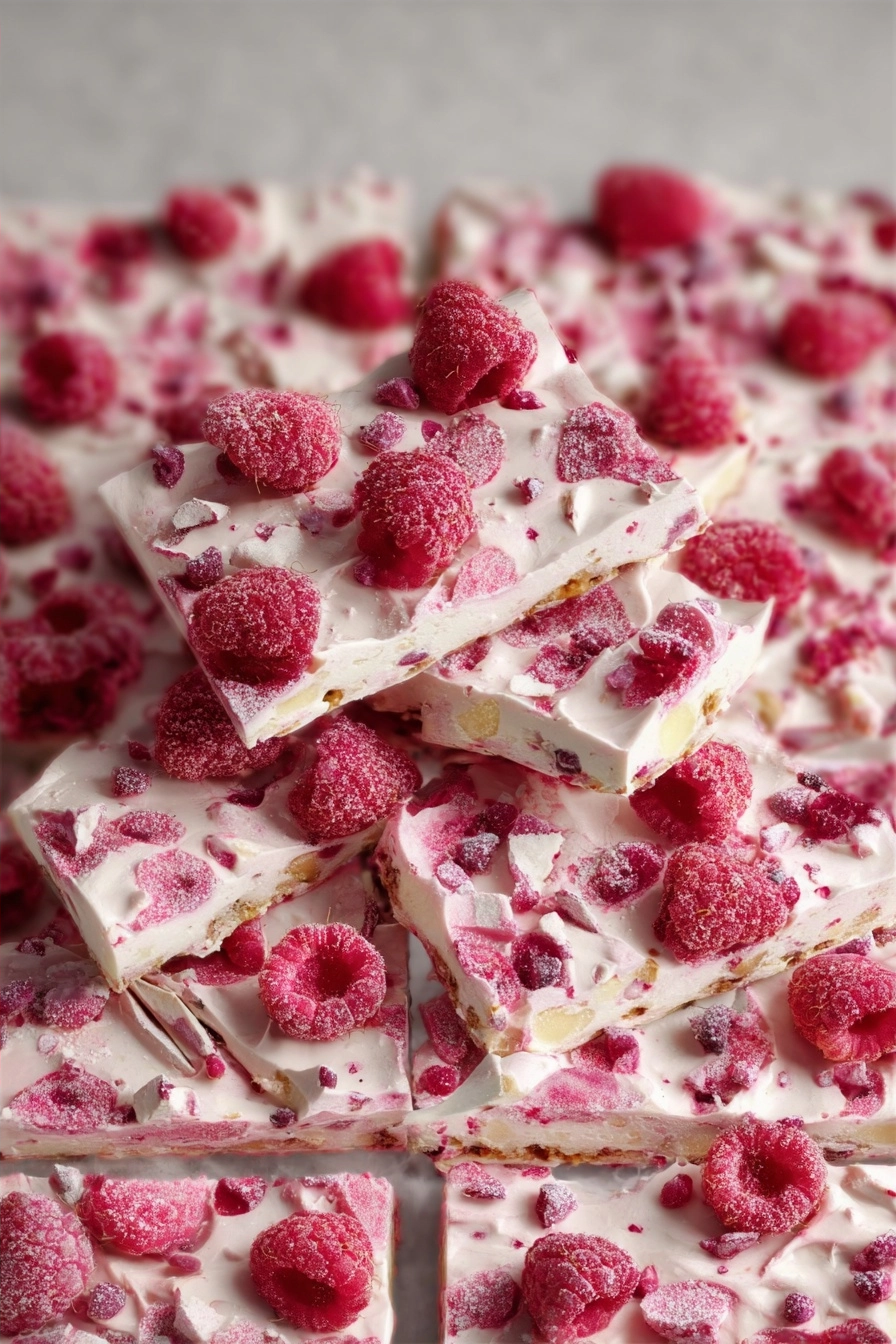 Raspberry Frozen Yogurt Bark 2 image 1780908828368