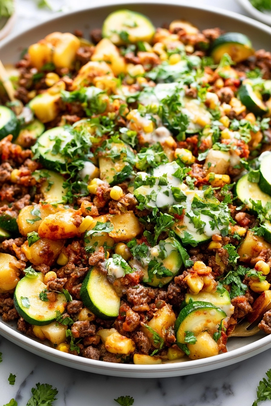 Healthy Ground Beef and Zucchini Skillet 2 image 1782927965952