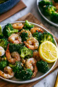 Garlic Butter Shrimp with Broccoli 7 Garlic Butter Shrimp with Broccoli