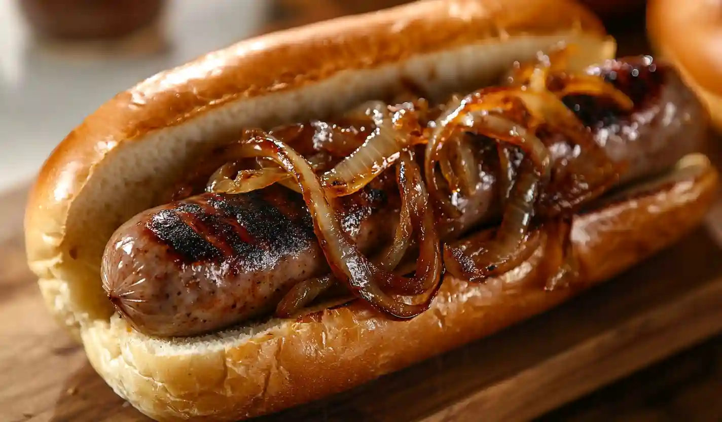 Bratwurst with Caramelized Onions (Easy Skillet Recipe) 11 Bratwurst with Caramelized Onions (Easy Skillet Recipe)
