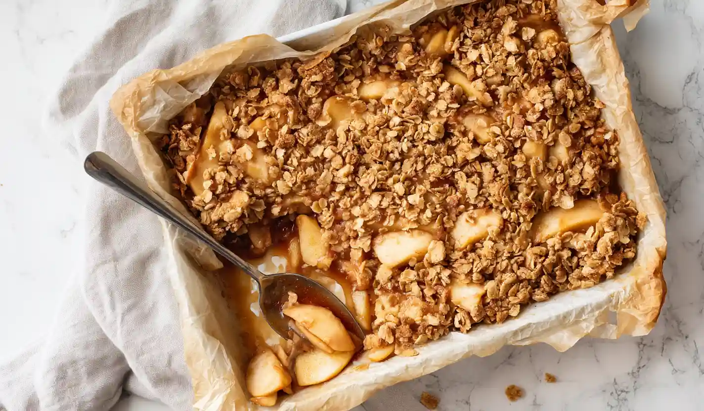 Caramel Apple Crisp with Buttery Oat Topping 13 Caramel Apple Crisp with Buttery Oat Topping
