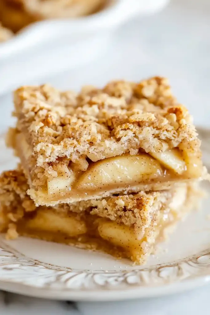 Easy Apple Pie Bars with Buttery Oat Streusel 2 Easy Apple Pie Bars