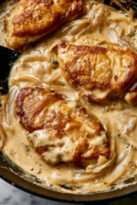 Creamy Apple Cider Chicken Skillet 7 Simmer the Chicken in Creamy Cider Sauce